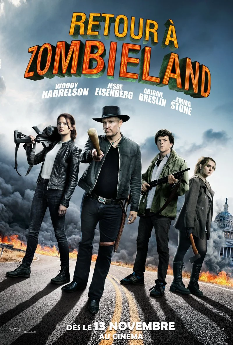 Affiche de Bienvenue à zombieland