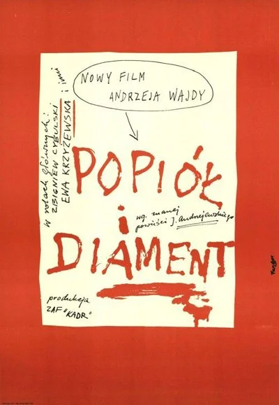 Poster Ashes and Diamonds