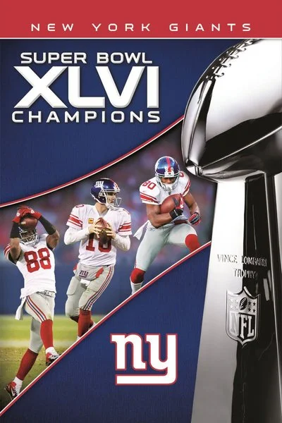 Poster NFL Super Bowl XLVI Champions New York Giants