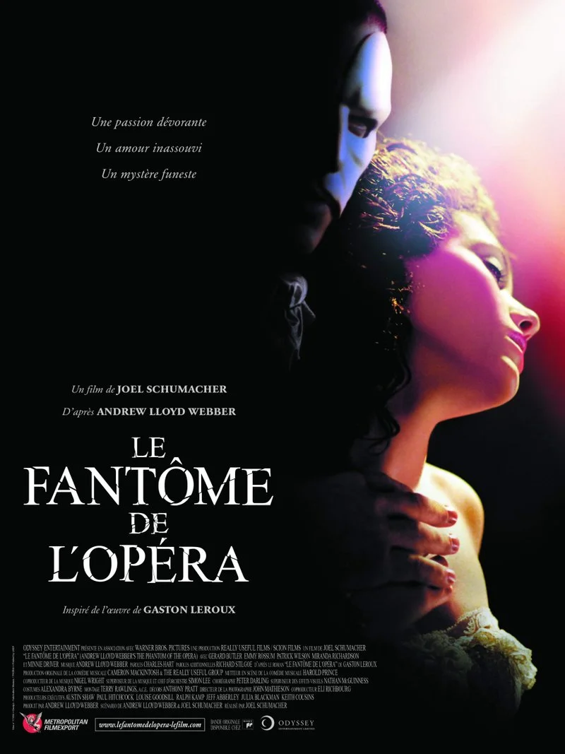 Affiche de Le fantôme de l'opéra
