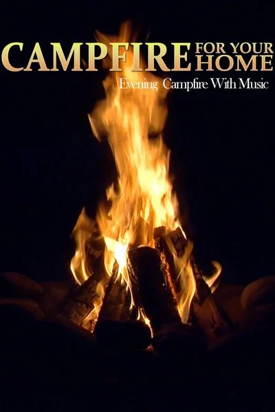 Poster Campfire for Your Home: Evening Campfire with Music
