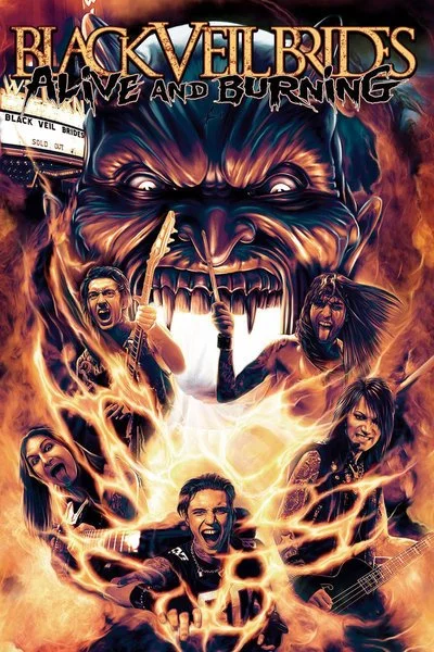 Poster Black Veil Brides: Alive and Burning