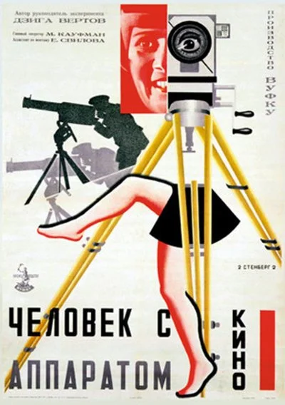 Affiche Chelovek s kino-apparatom