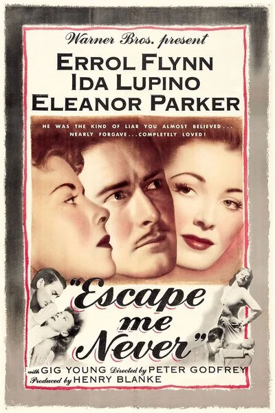 Poster Escape Me Never