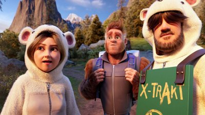 Poster Bigfoot Family