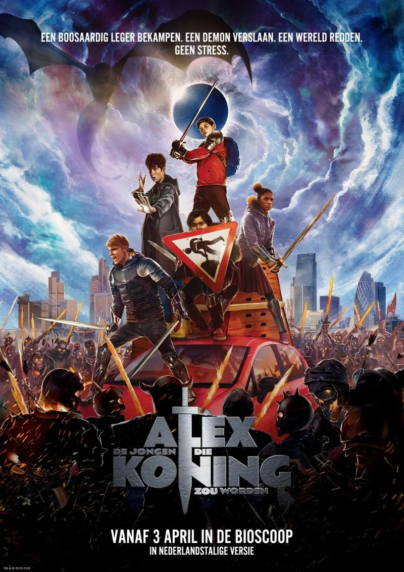 Poster van Alex, de jongen die koning zou worden