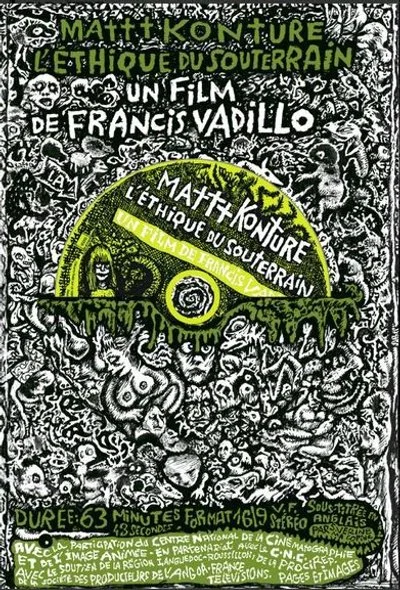 Affiche Mattt Konture, l'Éthique du Souterrain