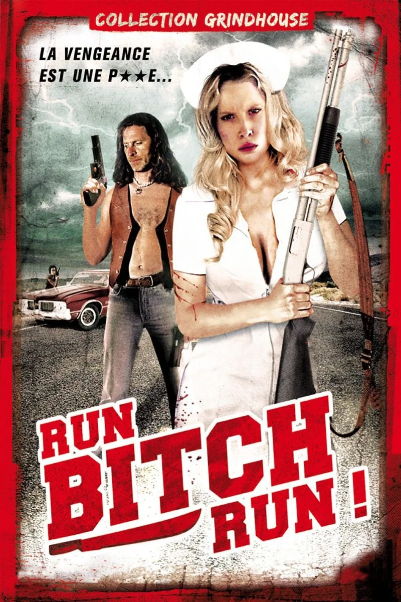 Poster van Run! Bitch run!