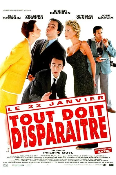 Affiche Tout doit disparaître