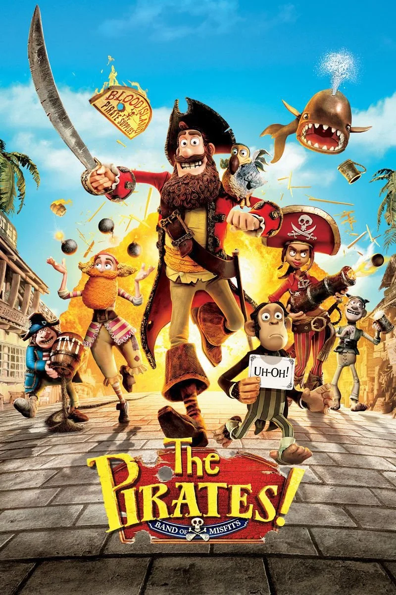 Affiche de Les pirates ! Bons à rien, mauvais en tout