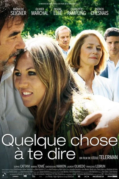 Affiche Quelque chose à te dire