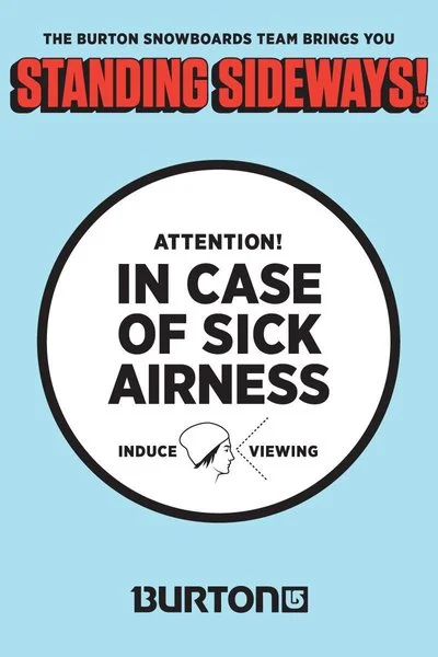 Affiche Burton Snowboards- Standing Sideways