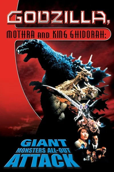 Affiche Godzilla, Mothra, and King Ghidorah: Giant Monsters All-Out Attack