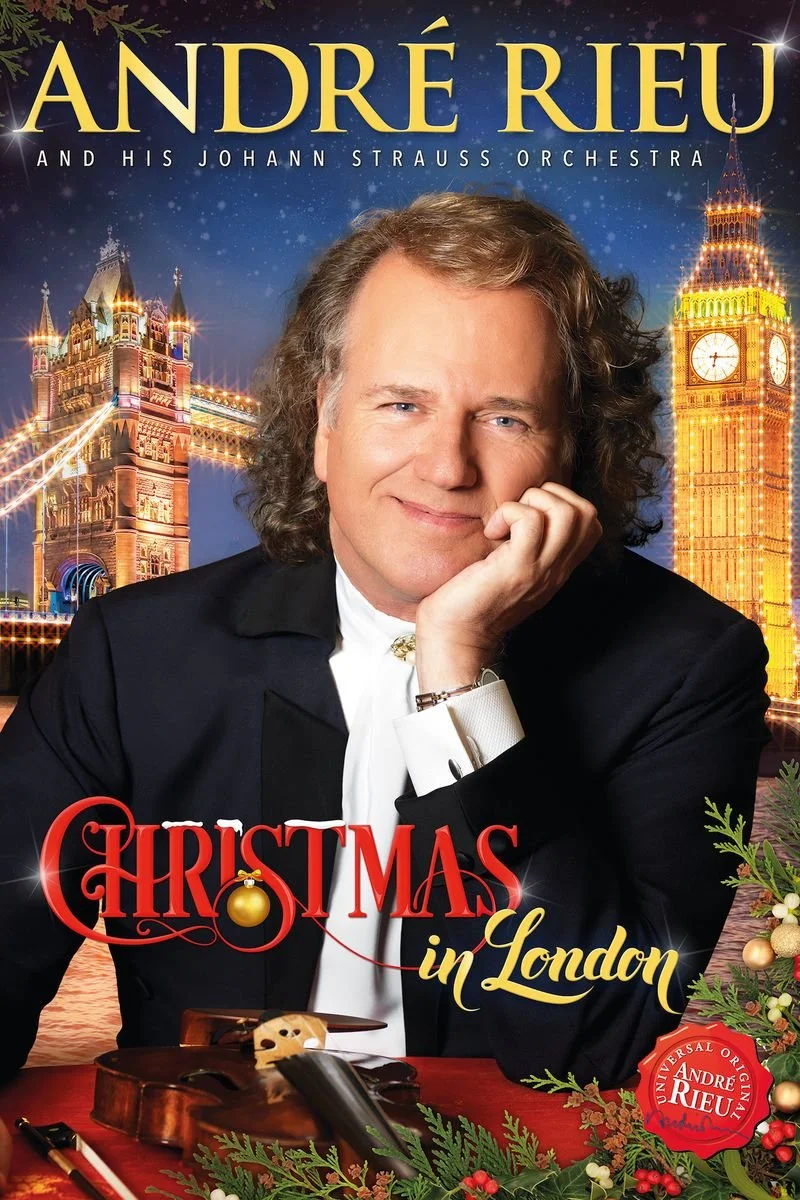 Poster van André Rieu, Johann Strauss Orchestra: Christmas In London