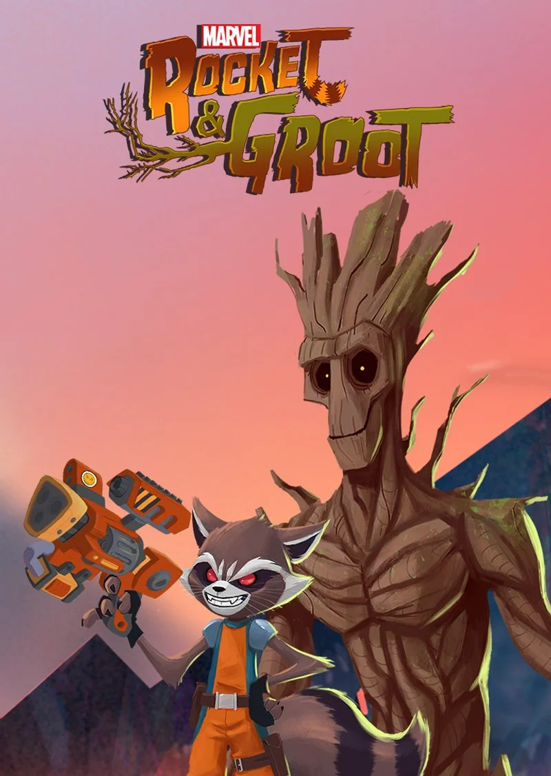 Affiche de Rocket & Groot