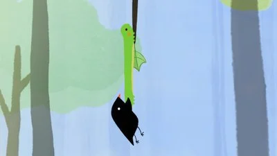 Poster The Little Bird and the Caterpillar