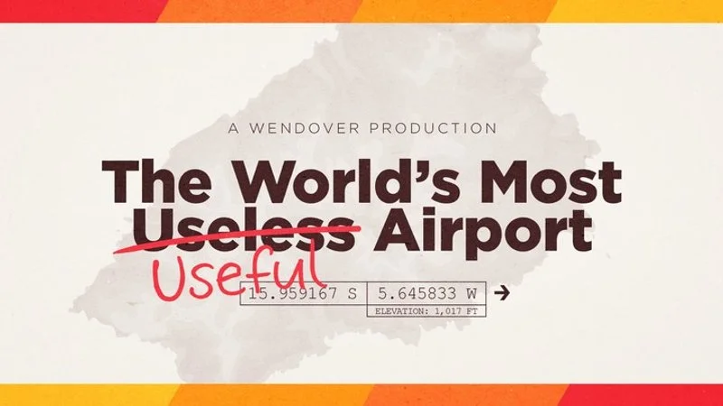 Poster van The World's Most Useful Airport