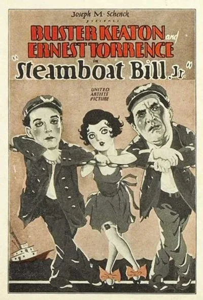 Poster Steamboat Bill, Jr.