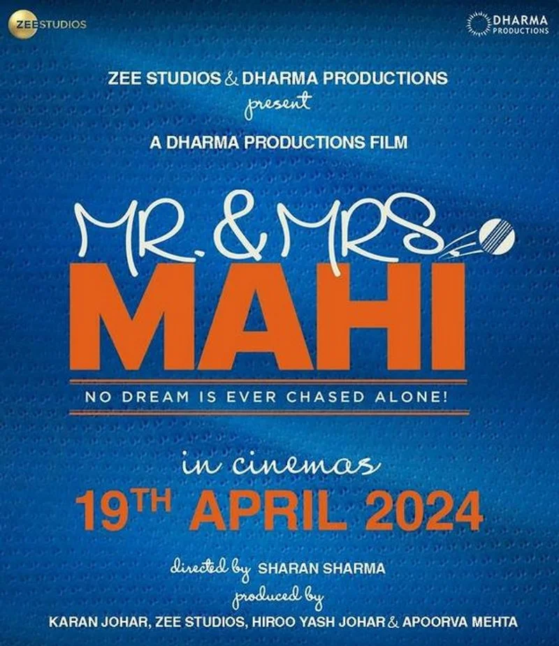 Poster van Mr. & Mrs. Mahi