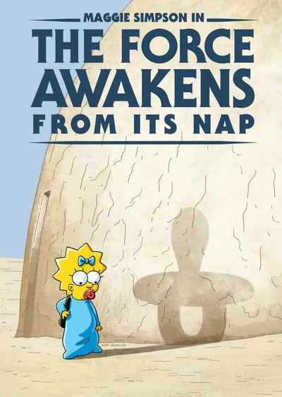 Poster Maggie Simpson in "The Force Awakens from its Nap"