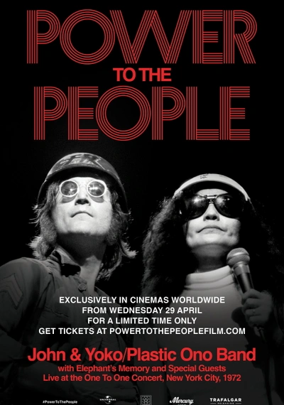 Poster Power to the People: John & Yoko Live in NYC