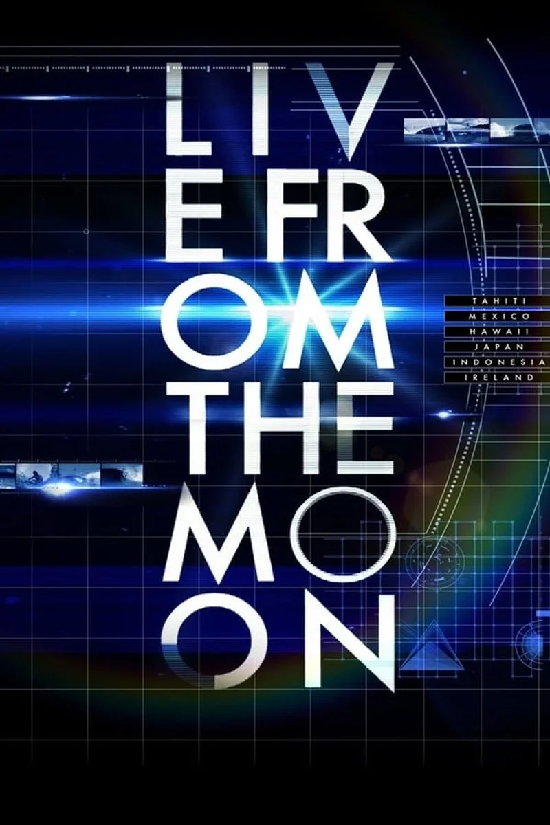 Poster van Live from the Moon
