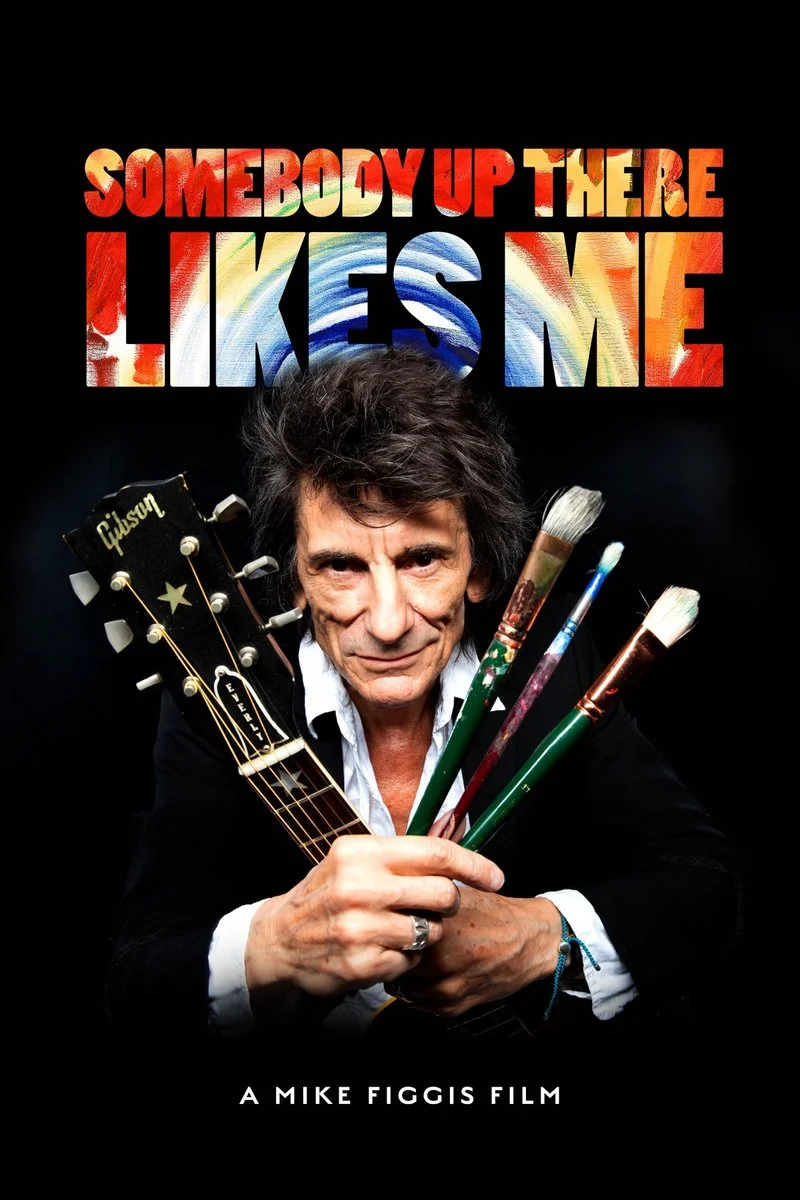 Poster van Ronnie Wood - Somebody Up There Likes Me