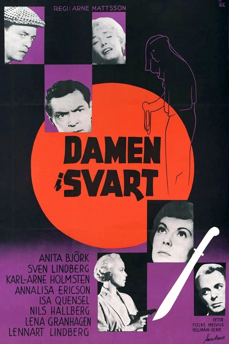 Poster van The Lady in Black