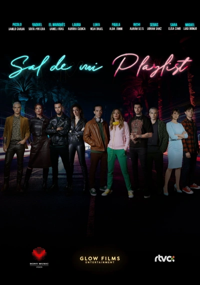 Poster Sal de mi Playlist