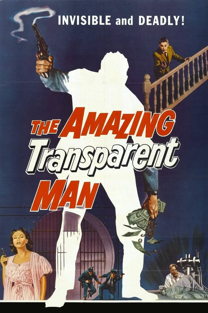 Poster van The Amazing Transparent Man