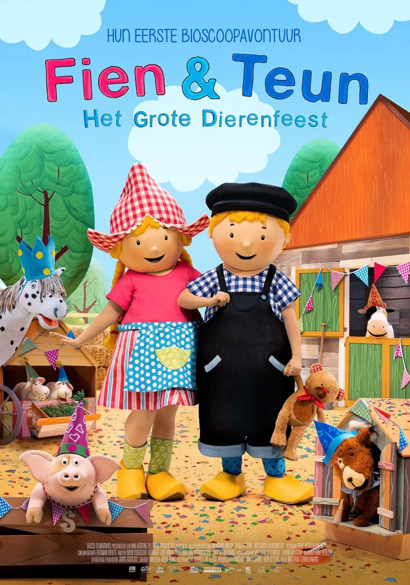 Affiche de Fien & Teun - Het grote dierenfeest