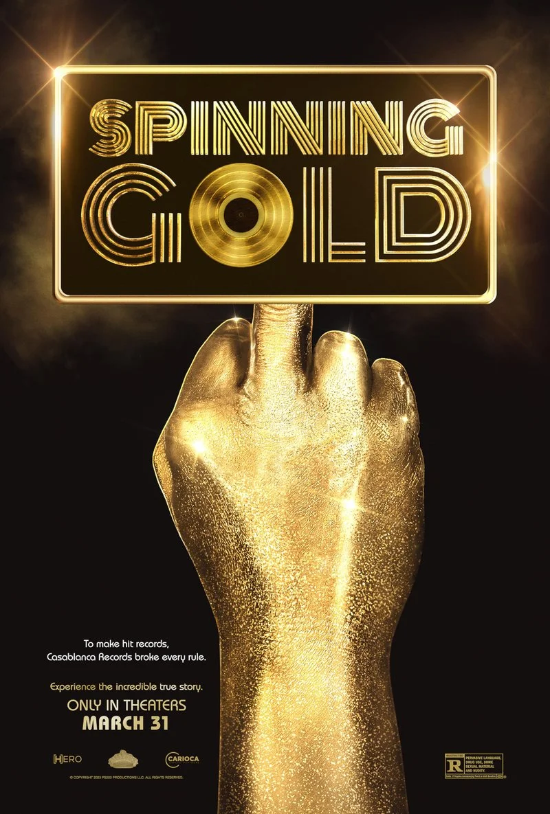 Poster van Spinning Gold