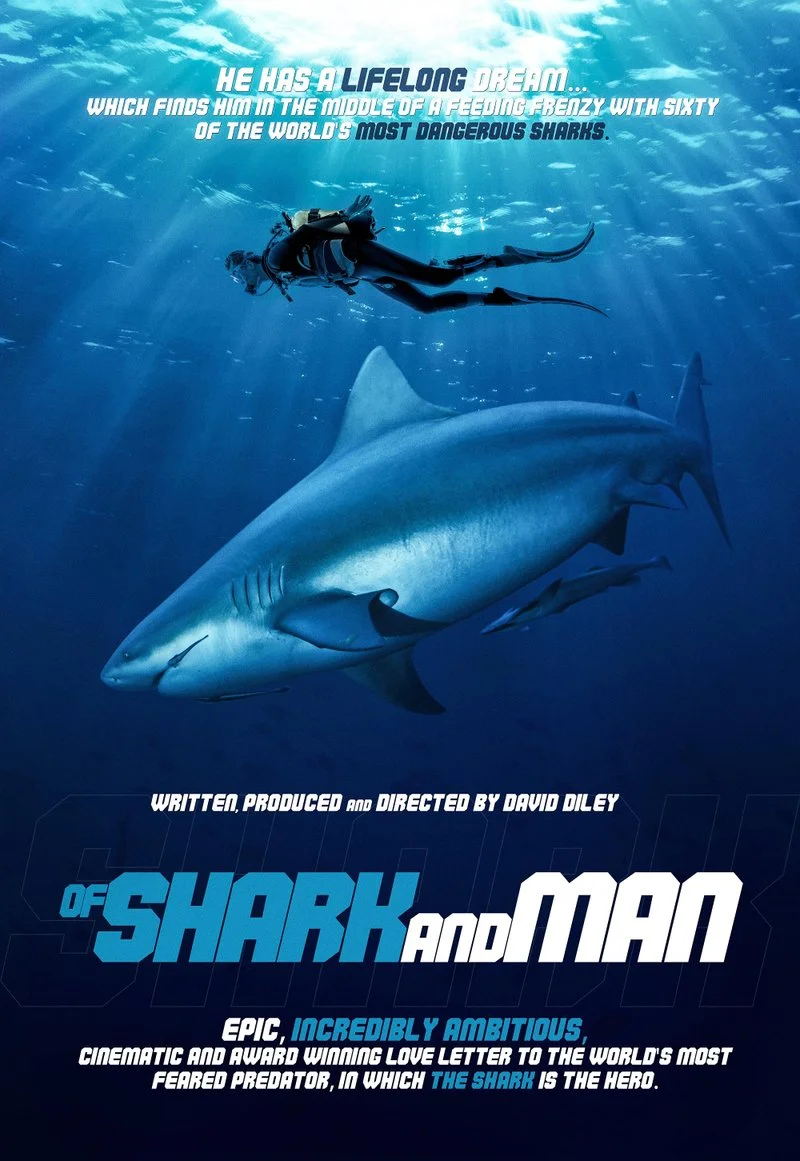 Poster van Of Shark and Man