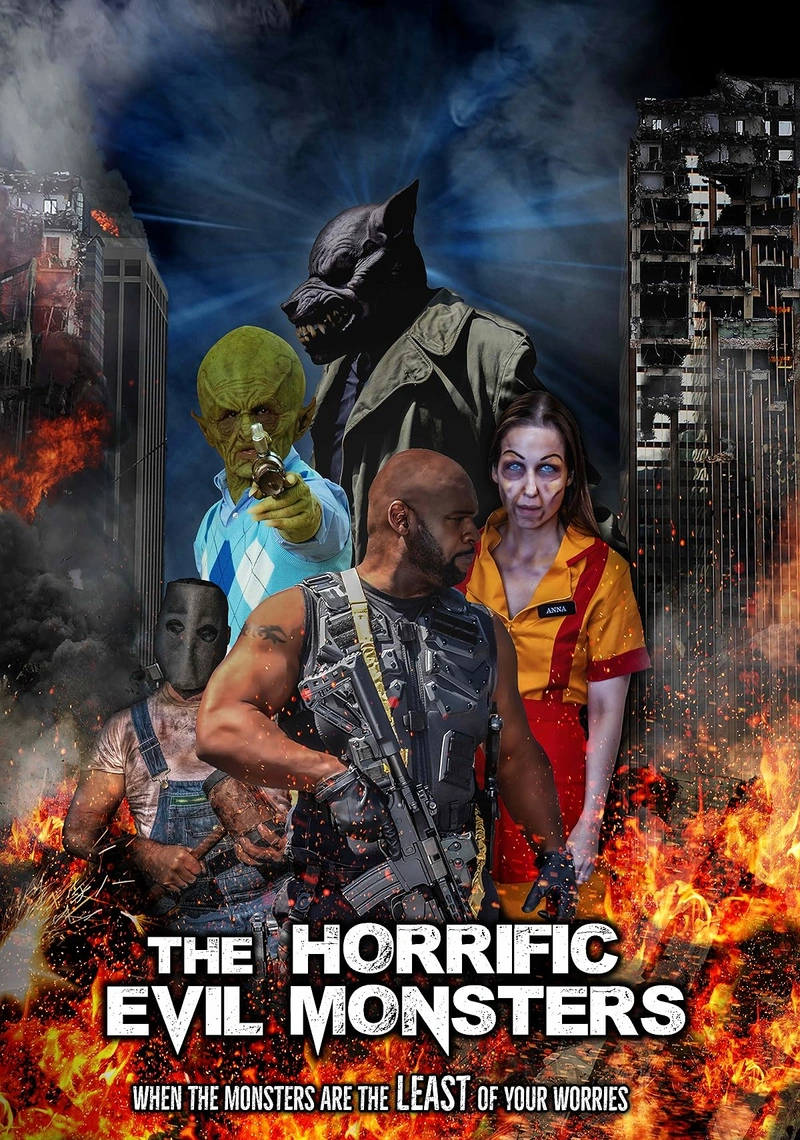 Poster van The Horrific Evil Monsters