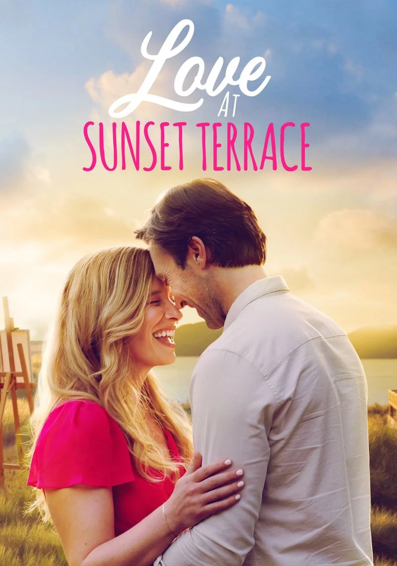 Poster van Love at Sunset Terrace