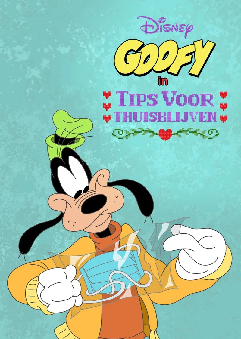 Poster van Disney Presents Goofy in How to Stay at Home