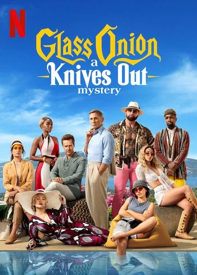 Affiche Glass Onion : Une histoire à couteaux tirés