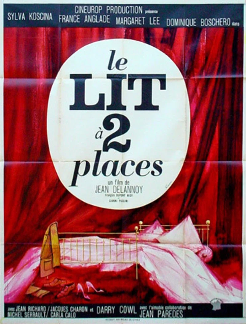 Affiche de Le lit à deux places