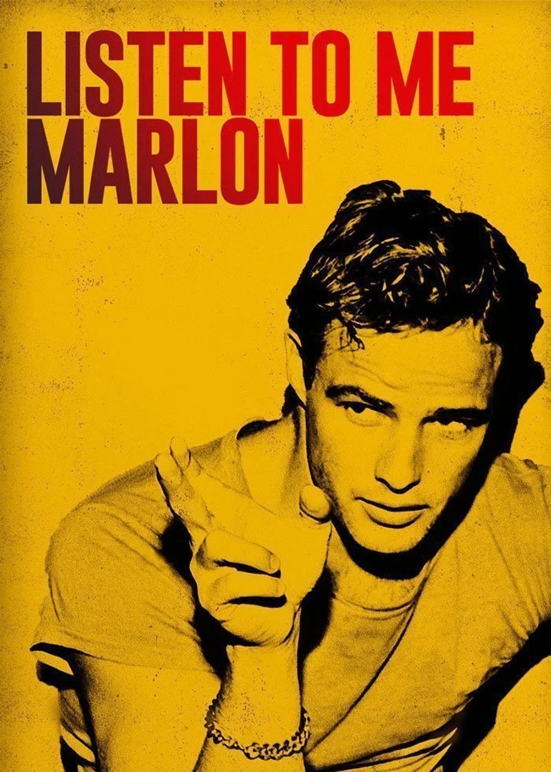 Poster van Listen to me Marlon