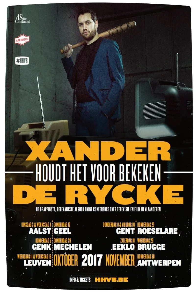 Poster van Xander De Rycke - Houdt het voor Bekeken 2016/2017