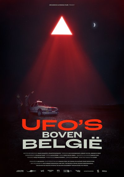 Poster Ufo's boven België