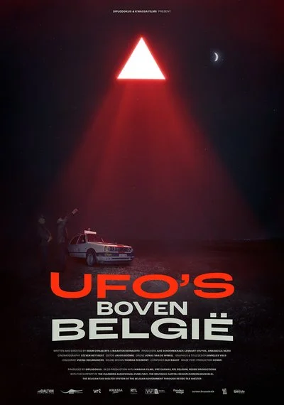 Poster Ufo's boven België