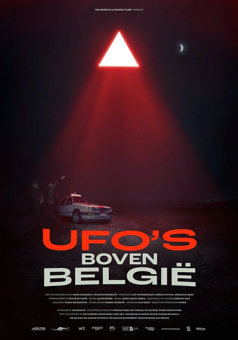 Poster van Ufo's boven België