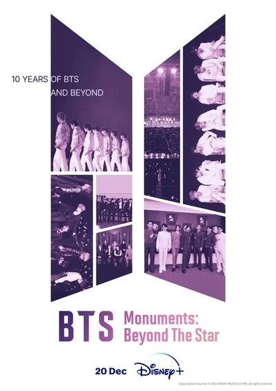Affiche BTS Monuments: Beyond The Star