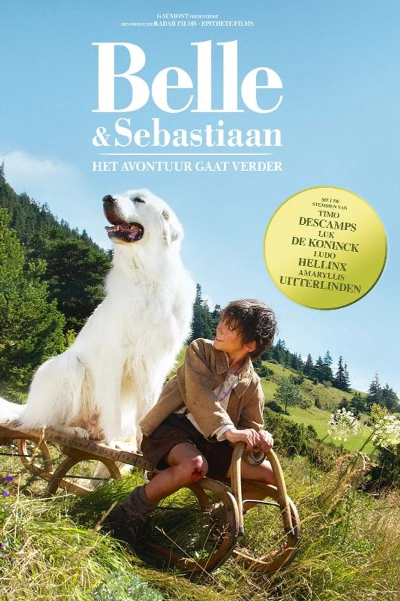 Poster van Belle en Sebastiaan: Het avontuur gaat verder
