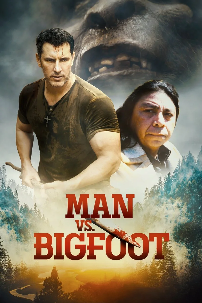 Poster van Man vs. Bigfoot