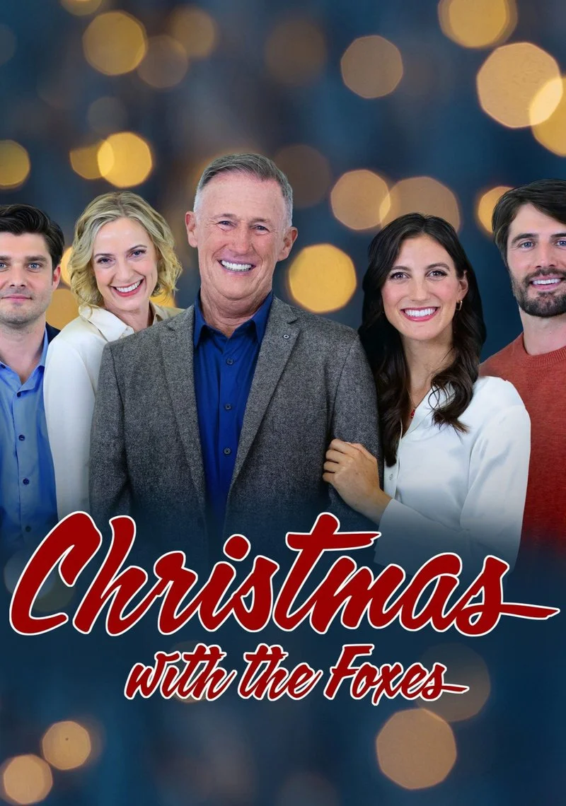 Poster van Christmas with the Foxes