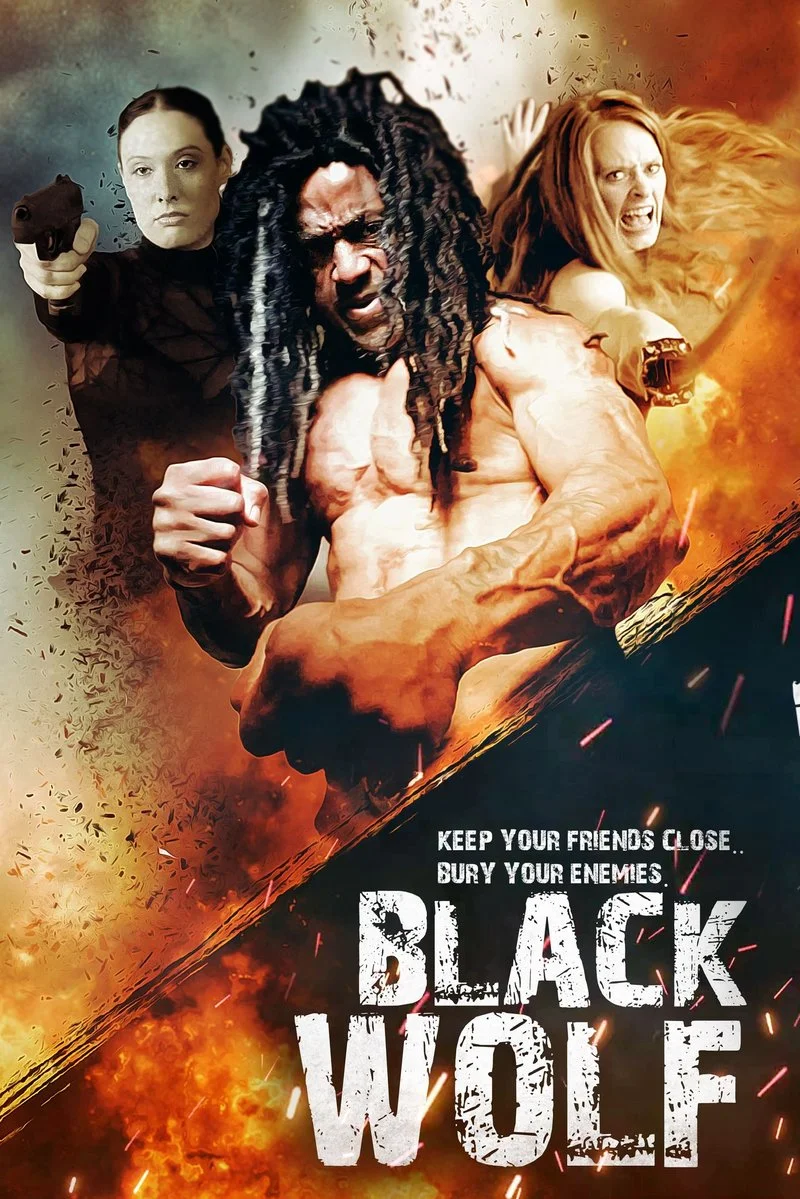 Poster van Black Wolf