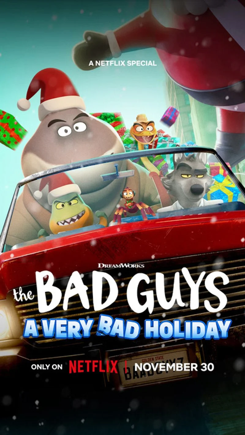 Affiche de De Bad Guys en de foute feestdag