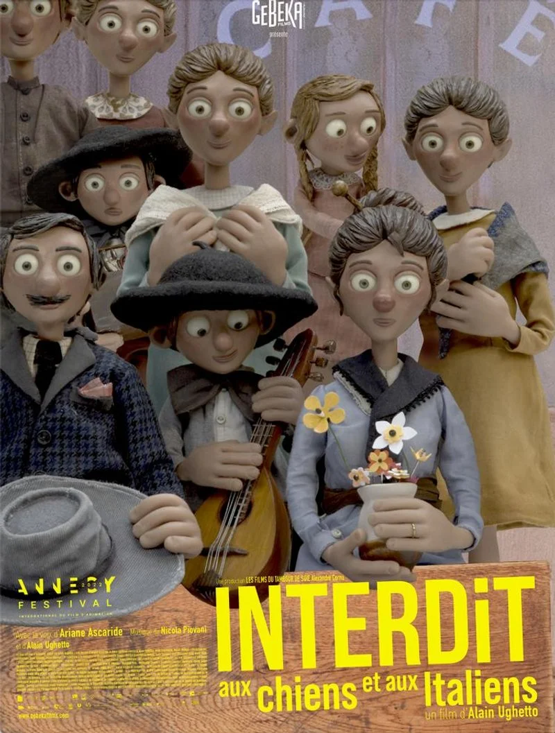 Affiche de Interdit aux chiens et aux italiens